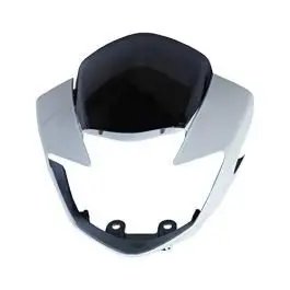 Head Light Mask Compatible Compatible For Tvs Apache White Indian