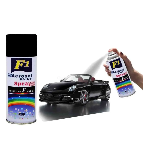 Paint Spray-shiny Black (450ml)