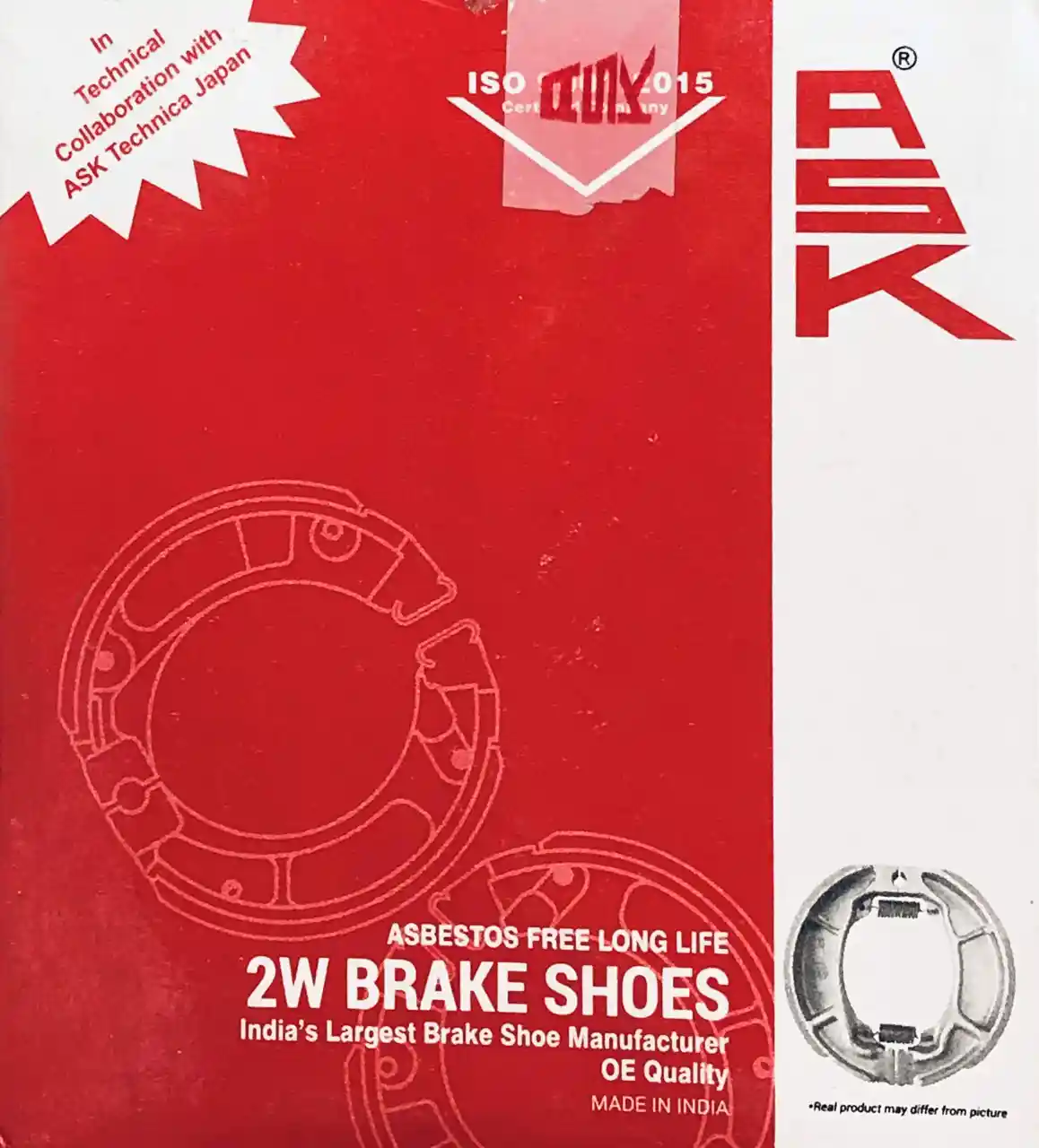 ask Brake Shoe for Activa Front & Rear Rear Brake Shoe Price in India - Buy  ask Brake Shoe for Activa Front & Rear Rear Brake Shoe online at
