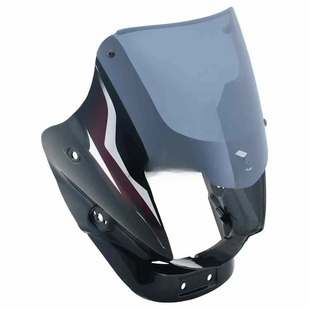 bajaj platina headlight visor