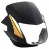 Head Light Visor/mask-tvs Star Cvti 110cc Latest (type-3) Black (yellow Stk)