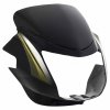 Head Light Visor/mask-tvs Star Cvti 110cc Latest (type-3) Black (green Stk)