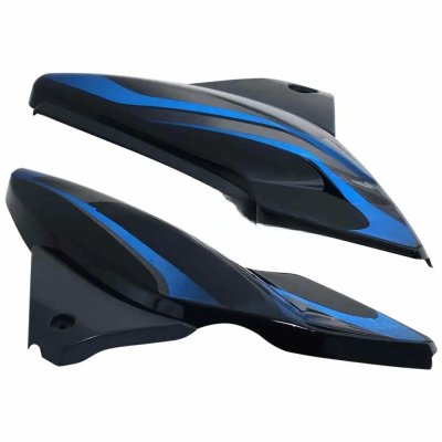 Side Panel/cover-bajaj Discover 125cc/150cc (3d Type) Black(blue Stk)