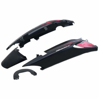Tail Panel/seat Cowl-hero Glamour Latest N/m (type-4) Black Color (red)