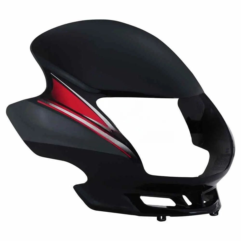 Head Light Visor mask honda Dream Yuga N m Black Red Stk