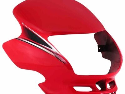 Head Light Visor/mask-honda Dream Yuga N/m Sport Red