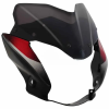 Head Light Visor/mask-bajaj Discover 100m W/g Black (red Stk)