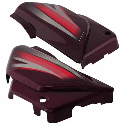 Side Panel/cover-hero Splendor Pro (new Graphics) Wine Red