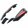 Tail Panel/seat Cowl-hero Splendor Nxg Latest (new Graphics) Black (red Stk)