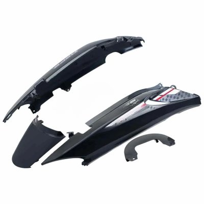 Tail Panel/seat Cowl-hero Glamour Latest N/m (type-6) Black (silver Bike)