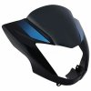 Head Light Visor/mask-hero Glamour Latest N/m (type-5) Black (blue Stk)
