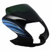 Head Light Visor/mask-hero Passion Pro Type 3  Black(blue Stk)