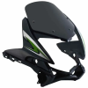 Head Light Visor/mask-honda Stunner Black (green Stk)