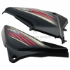 Side Panel/cover-honda Dream Neo Type-2 Black (red Stk)