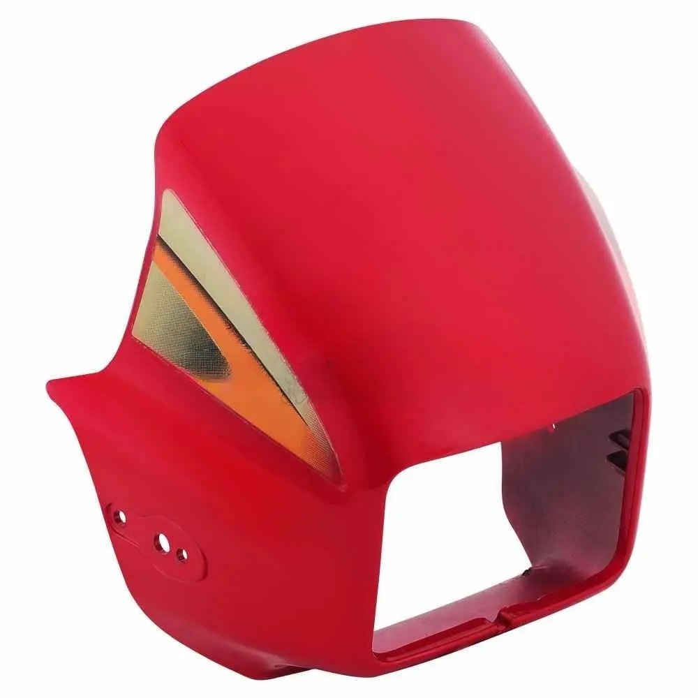 HEAD LIGHT VISOR/MASK-HERO SPLENDOR /SPLENDOR PLUS LATEST RED
