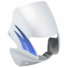 Head Light Visor/mask Hero Passion Plus Silver (blue Stk)