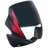 Head Light Visor/mask-hero Passion Plus  Latest Black (red Stk)
