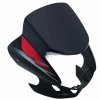 Head Light Visor/mask-hero Cd Deluxe N/m Black (red Stk)