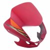 Head Light Visor/mask-hero Cd Deluxe N/m Red (orange Stk)