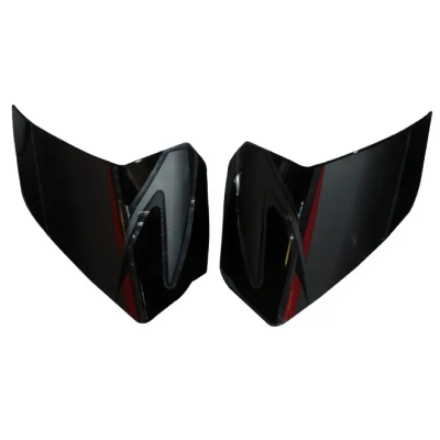 Tank Side Cover/panel Set (lh+rh)-bajaj Pulsar Ug-8 150/180 Black (red Stk)