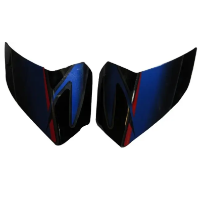 Tank Side Cover/panel Set (lh+rh)-bajaj Pulsar Ug-8 150/180 Black (blue Stk)
