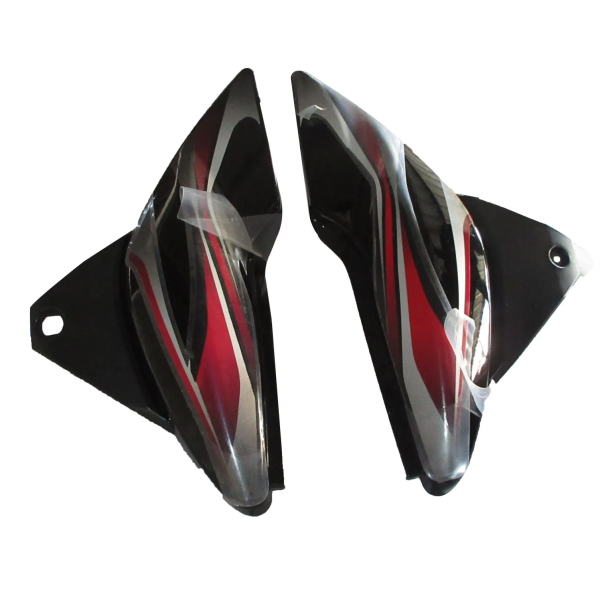 Side Panel/cover-bajaj Discover 100cc (3d Type) Black (purple Stk)