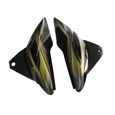 Side Panel/cover-bajaj Discover 100cc (3d Type) Black (green Stk)