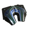 Side Panel/cover-hero Passion Pro Digital Black (white Bike)