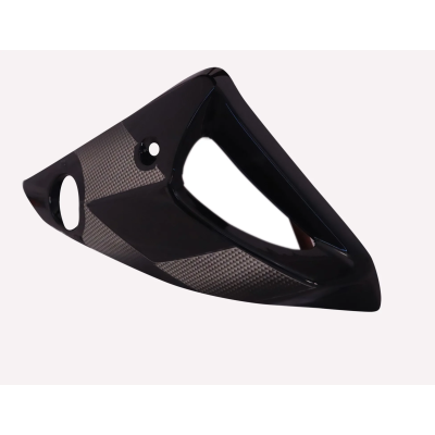 Tank Side Cover/panel Set (lh+rh)-hero Honda Glamour Latest (type-3) Black (silver Stk)