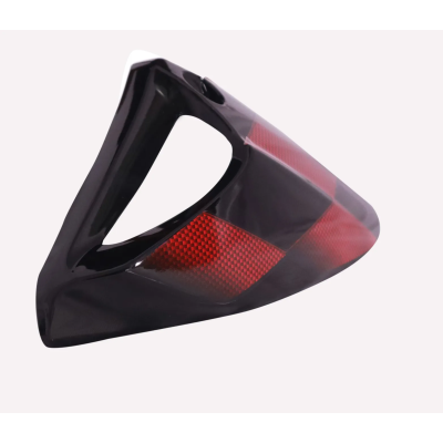 Tank Side Cover/panel Set (lh+rh)-hero Honda  Glamour Latest (type-3) Black (red Stk)