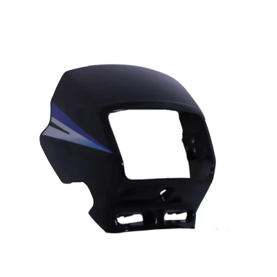 Head Light Visor/mask-yamaha Ybx Black
