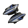 Side Panel/cover-hero Splendor Nxg O/m Black (blue Stk)