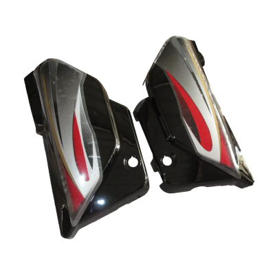 Side Panel/cover-hero Splendor Plus N/m Black (red Stk)