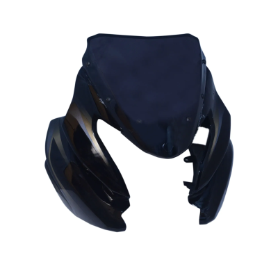 Head Light Visor/mask-bajaj Discover 150f Black (golden Stk)