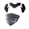 Head Light Visor/mask-yamaha Fz Black