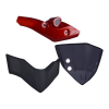 Head Light Visor/mask-yamaha Fz Red