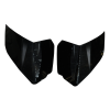 Tank Side Cover/panel Set (lh+rh)-bajaj Pulsar 150/180cc Ug-7 Black/silver