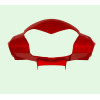Head Light Visor/mask-mahindra Gusto Red