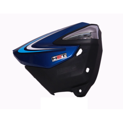 Side Panel/cover-honda Shine Dx With Chrome Garnish Blue