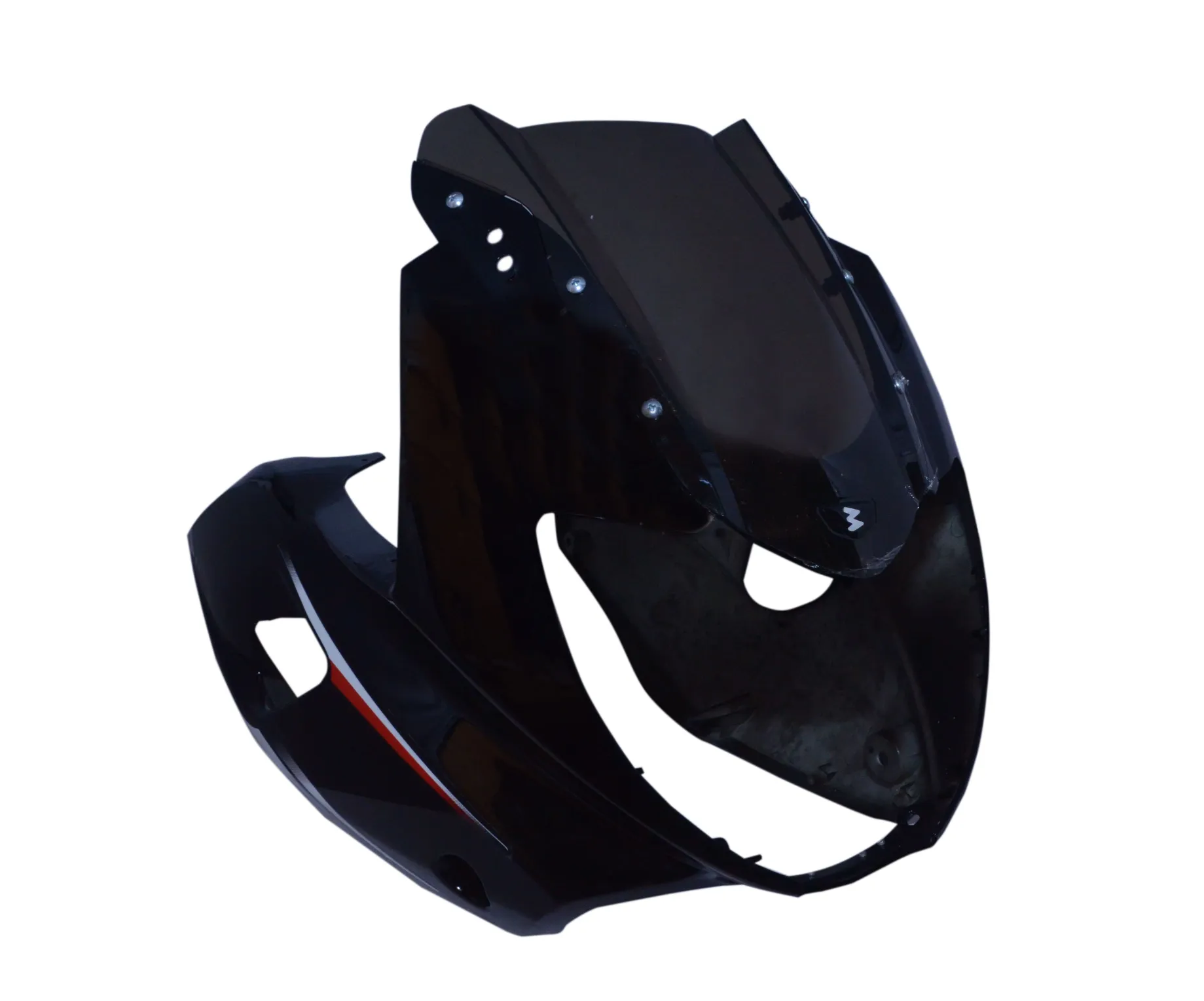 Head Light Visor mask bajaj Pulsar 220 Ug 2 Black White Stk