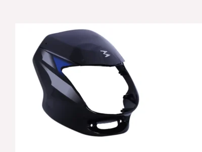 Head Light Visor/mask-bajaj Ct100 Es Black (blue Stk)
