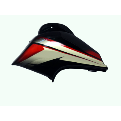 Side Panel/cover-bajaj Ct-100 Es Black (red Stk)