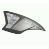 Tank Side Cover/panel Set (lh+rh)-tvs Apache Rtr 180cc N/m Grey