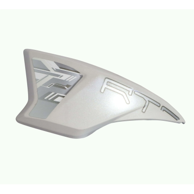 Tank Side Cover/panel Set (lh+rh)-tvs Apache Rtr 180cc N/m White