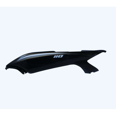 Tail Panel/seat Cowl-tvs Star City Plus Black(golden Stk)