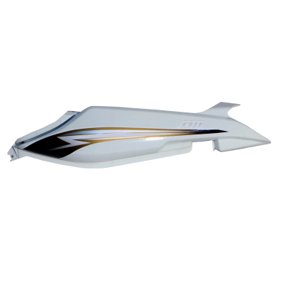 Tail Panel/seat Cowl-tvs Star City Plus Spotlight White