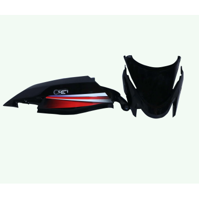 Tail Panel/seat Cowl-hero Super Splendor T-5 Black (red Stk)