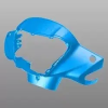 Cover Handle Front Polestar Blue For Hero Pleasure+,pleasure+ Bsvi ,pleasure110 Bsvi, Pleasure+xtec (2019-2023)