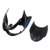 Head Light Visor/mask-bajaj Discover 100cc Black(blue Stk)