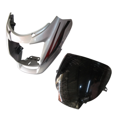 Head Light Visor/mask-hero Super Splendor Latest (type 2) Silver